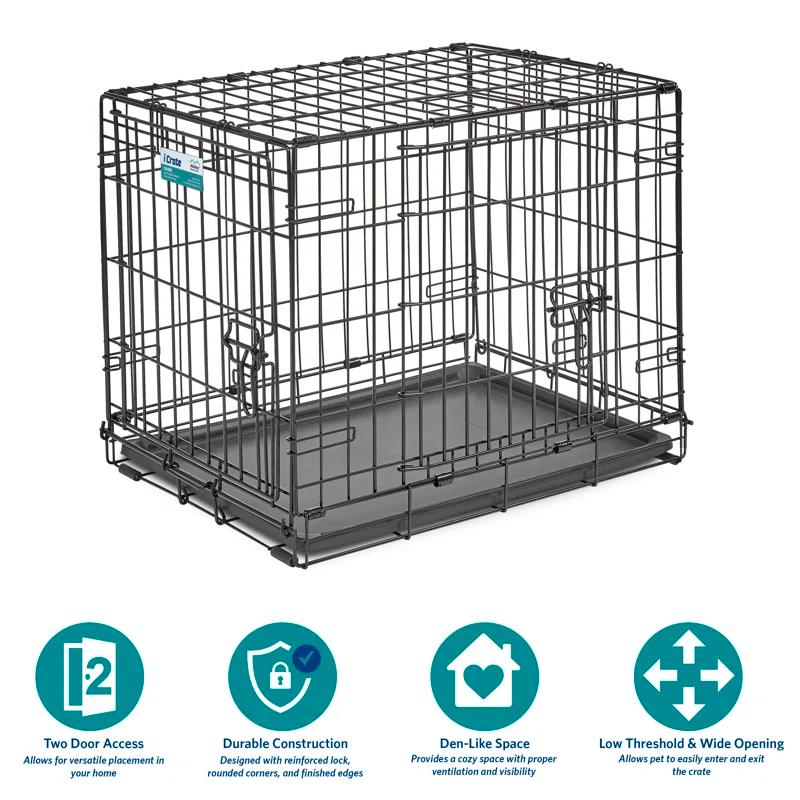 Midwest Homes For Pets MidWest Homes for Pets Double Door iCrate