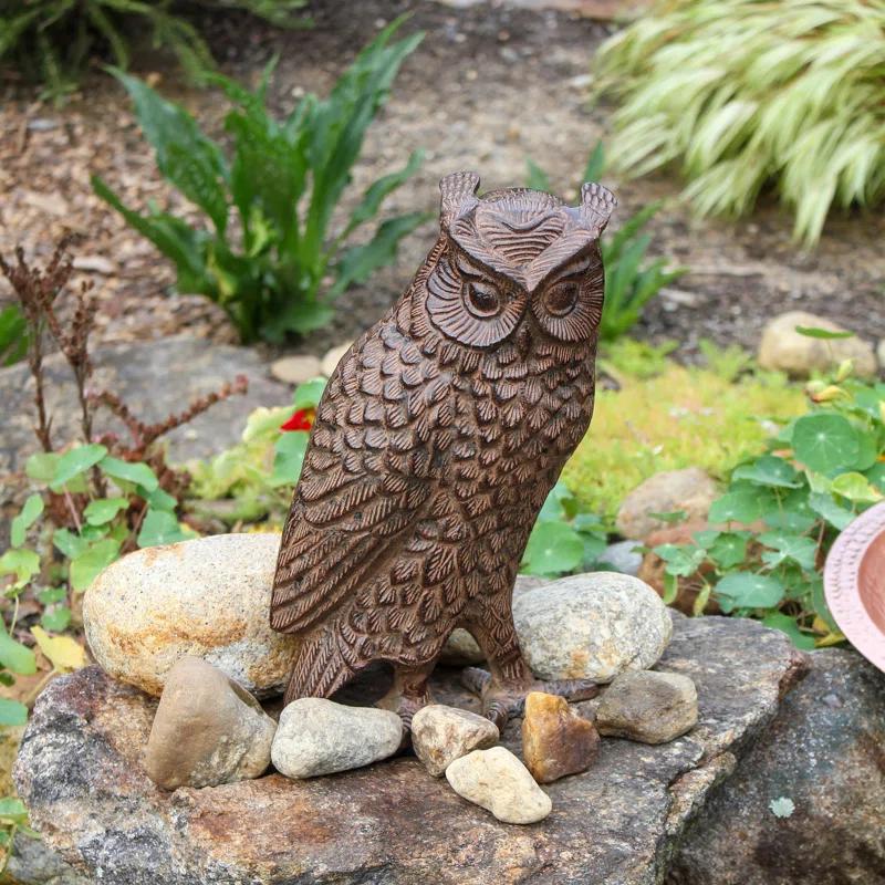 Millwood Pines Shaeffer Bird Metal Garden Statue