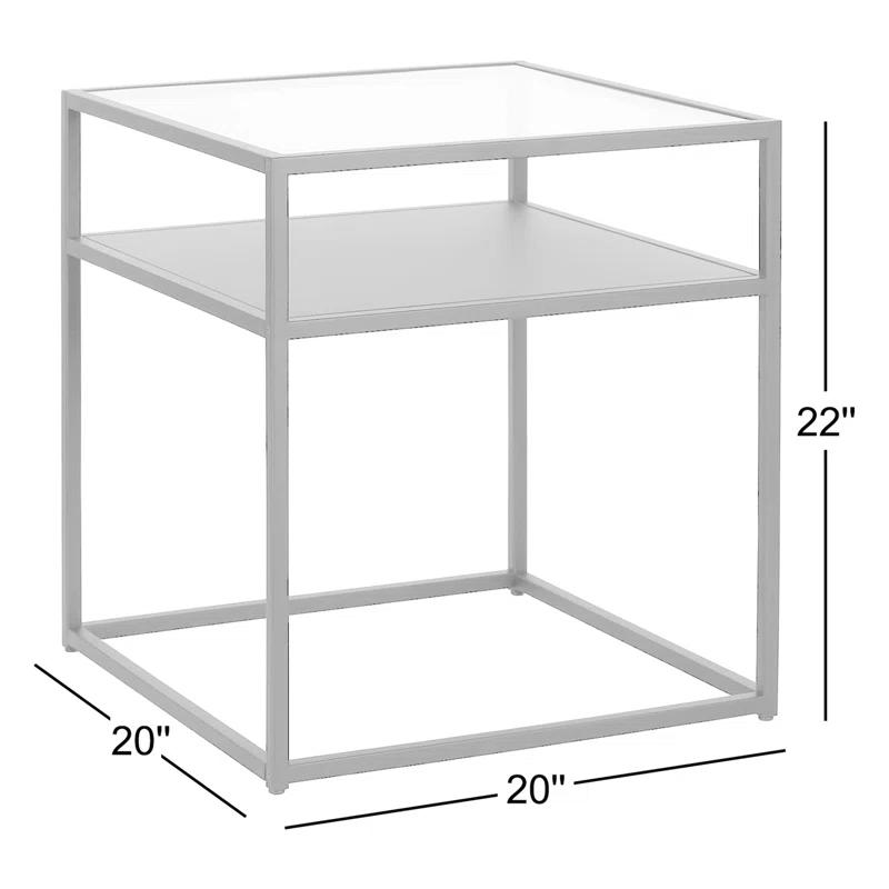 Duran Glass End Table