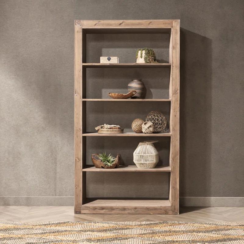 Classic Home Nalani Reclaimed Pine Wood Bookshelf