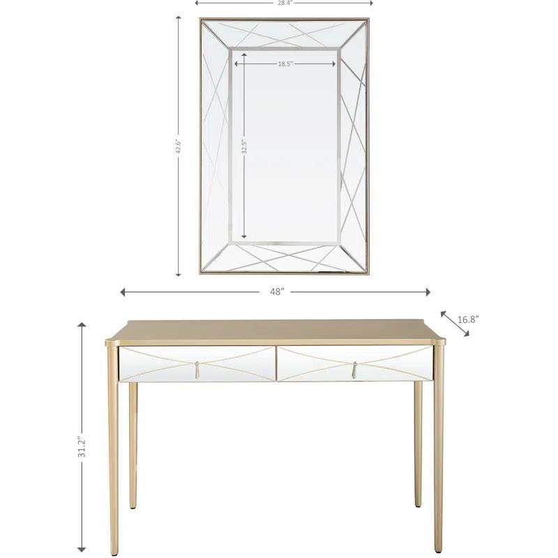Everly Quinn Horne 48'' Console Table