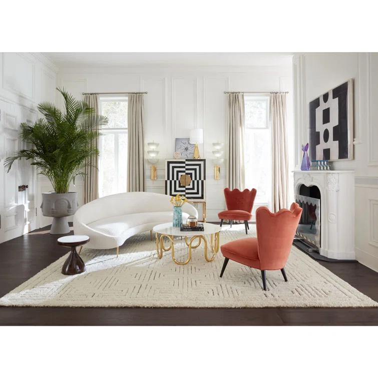 Jonathan Adler Ether Curved Sofa