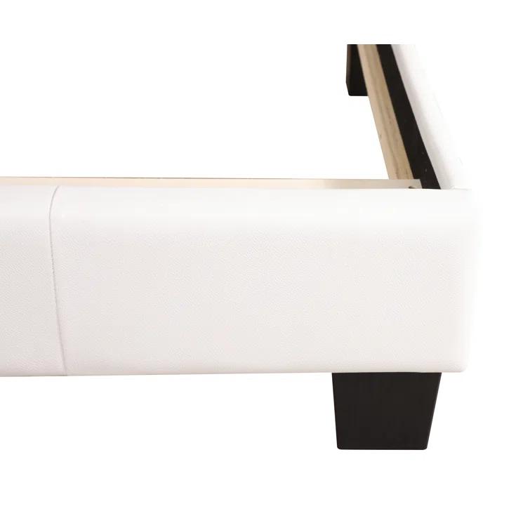 Glory Furniture Eaton Vegan Leather Platform Bed