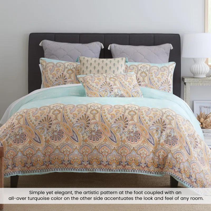 Percale Weave Reversible Comforter Set - Puri