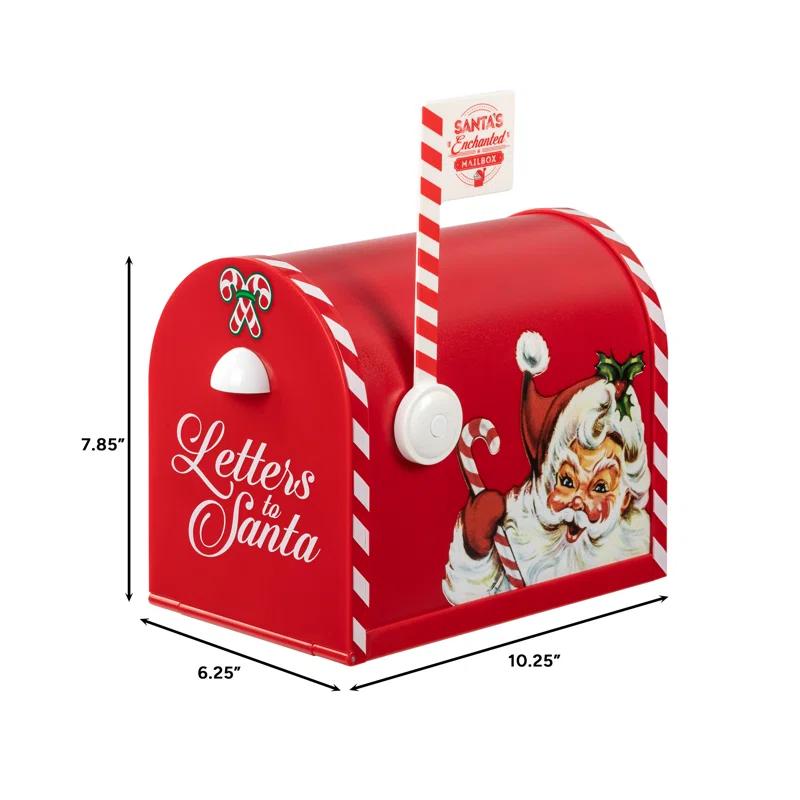 Mr. Christmas Magic of Christmas 10 in. Santa's Enchanted Mailbox