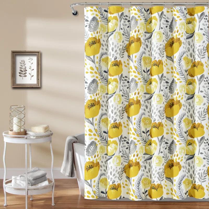Lush Decor Bryonhall Floral Shower Curtain
