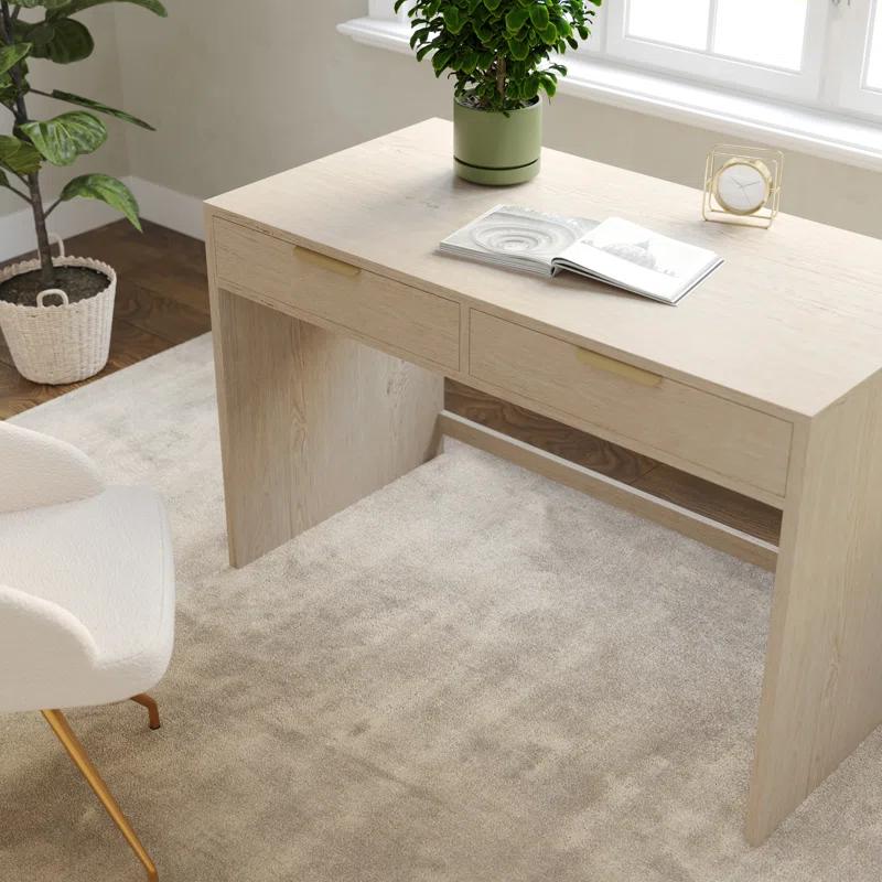 Martha Stewart Martha Stewart Kayden Home Office Modular Desk With 2 Drawers