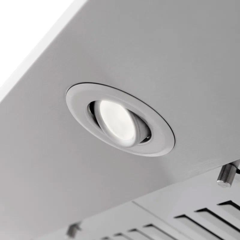 30 in. ZLINE CrownSoundDucted Vent Wall Mount Range Hood in Stainless Steel W/ Bluetooth Speakers (KF2CRN-BT-30)