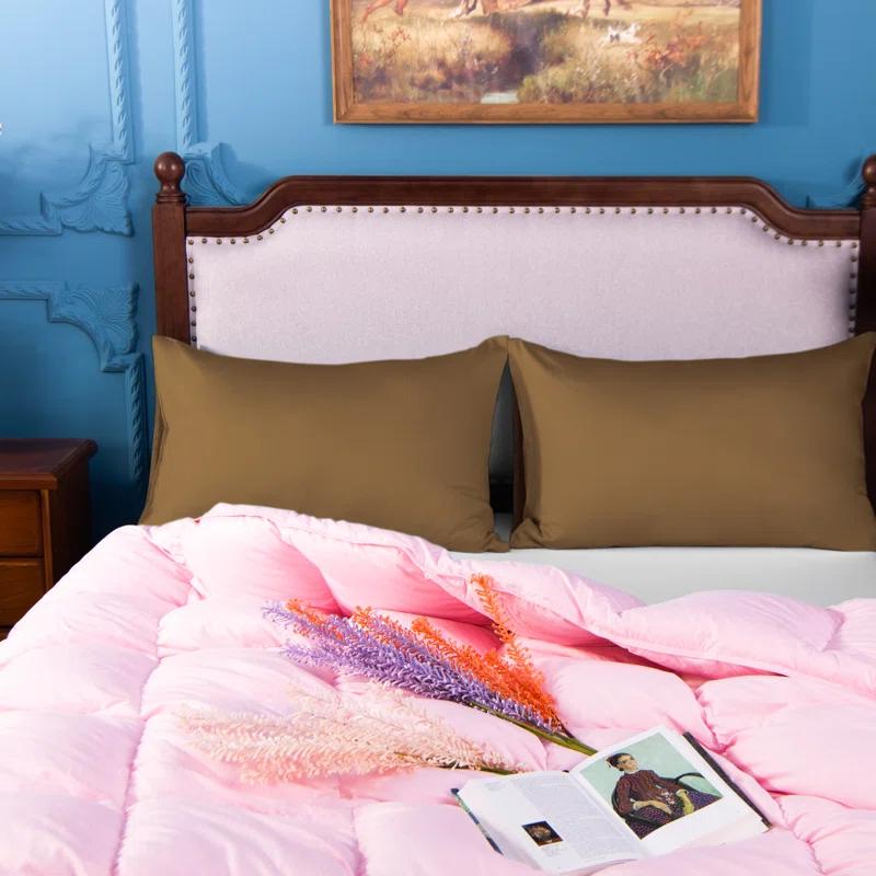 NTBAY Egyptian-Quality Cotton Bed Pillowcases, 500 Thread Count Cotton Sateen Pillowcases with Envelope Closure - NTBAY (Set of 2)