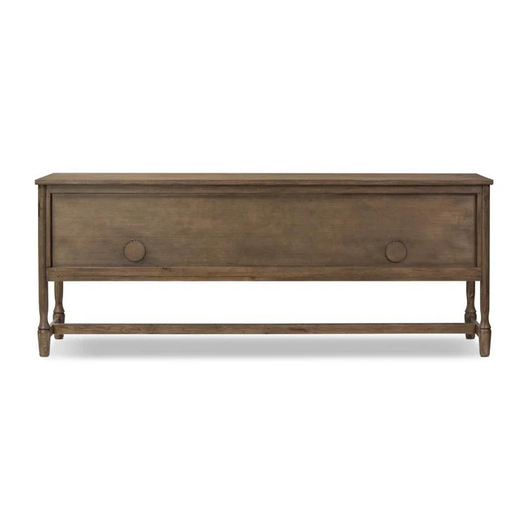 Bari Sideboard by Amber Lewis x Four Hands - Weathered Oak / 84"W