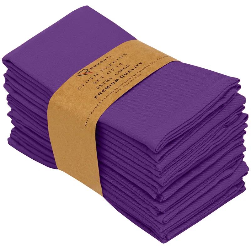 Ruvanti Poly Cotton Enrich Twill Cloth Napkins & Reviews | Wayfair