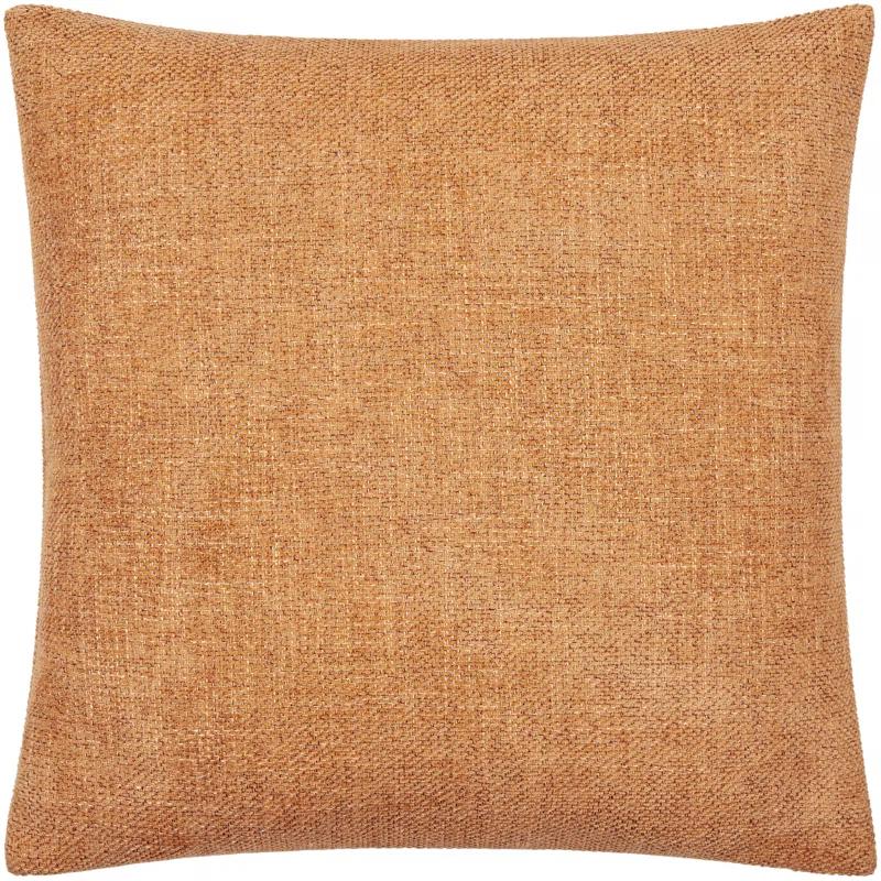 Sajani 20'' Reversible Light Brown Polyester Throw Pillow