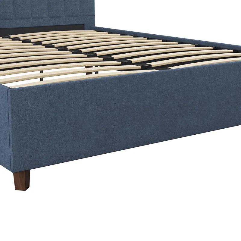 Novogratz Brittany Tufted Upholstered Platform Bed