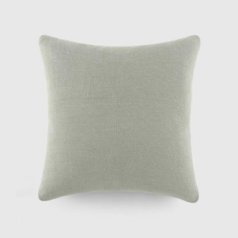 Solid Cotton Throw Pillow