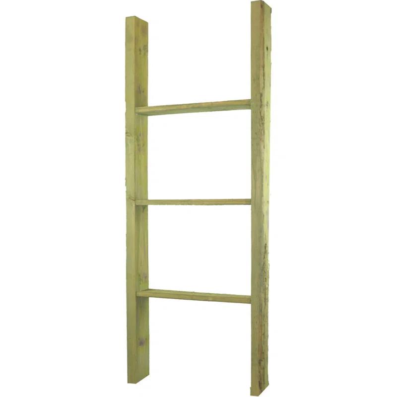 Ekena Millwork Vintage Farmhouse Rung Decorative Ladder