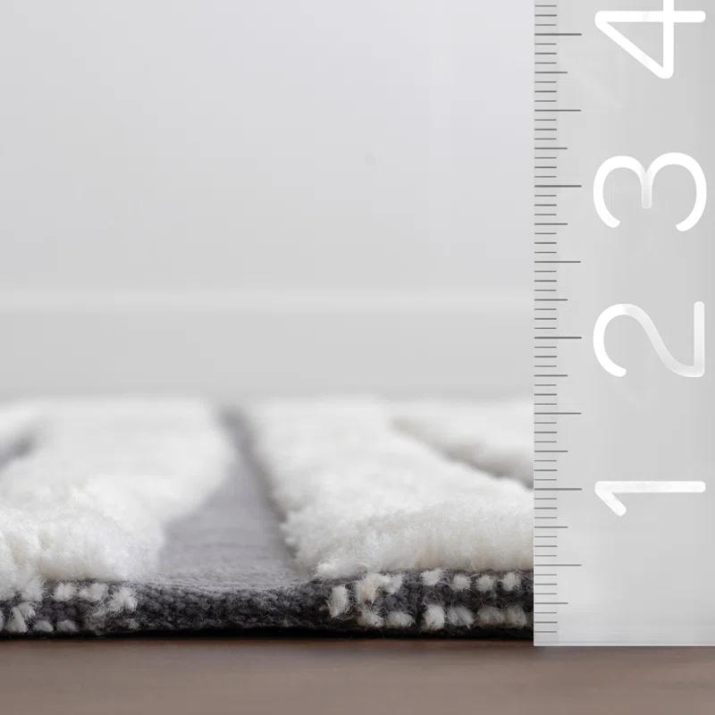 Frenshe Interiors x Rugs USA Frenshe Interiors x Rugs USA Studio Striped New Zealand Wool Area Rug