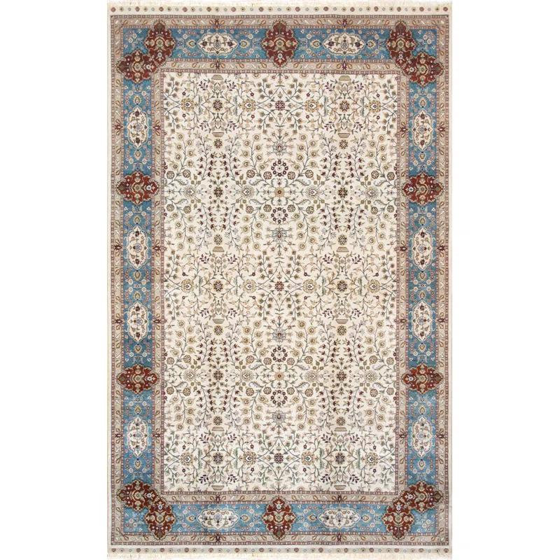 Pasargad Hereke One-of-a-Kind 5' X 8' 2010s Silk Area Rug in