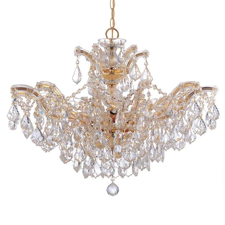 Willa Arlo™ Interiors Weekes 6 - Light Glass Empire Chandelier