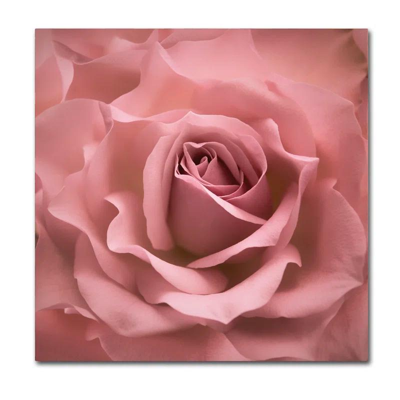 House of Hampton® " Misty Rose Pink Rose " by Cora Niele