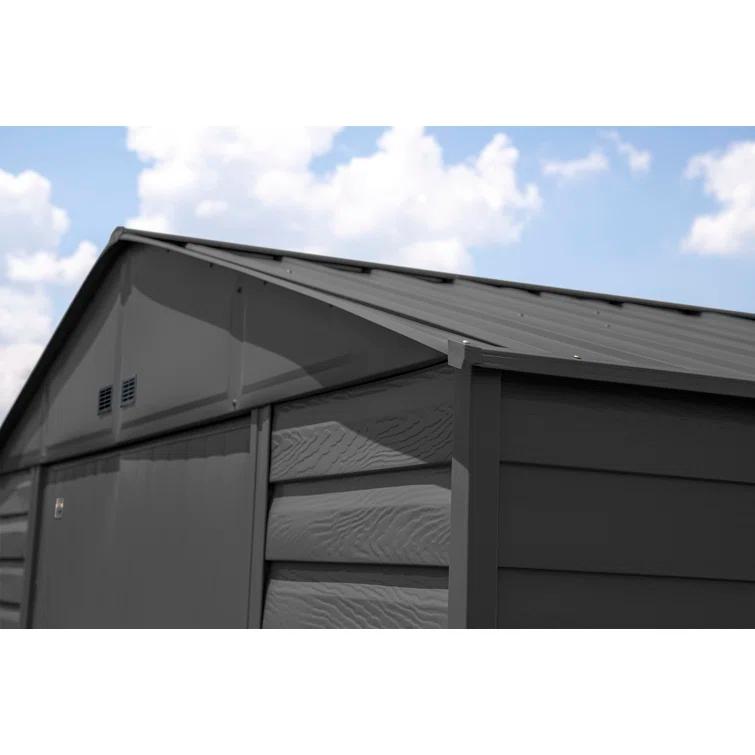 Arrow 8 ft. W x 8 ft. D Galvanized Steel Storage Shed