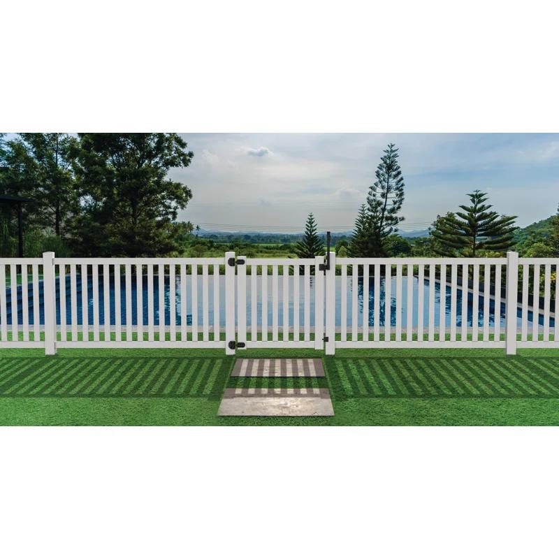 Barrette Outdoor Living White Vinyl Gate
