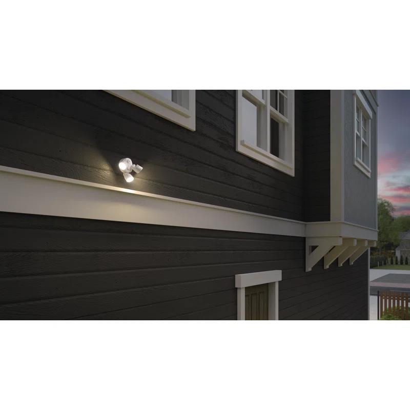 Lithonia Lighting 3 - Head Hardwired Dusk to Dawn Outdoor Security Flood Light