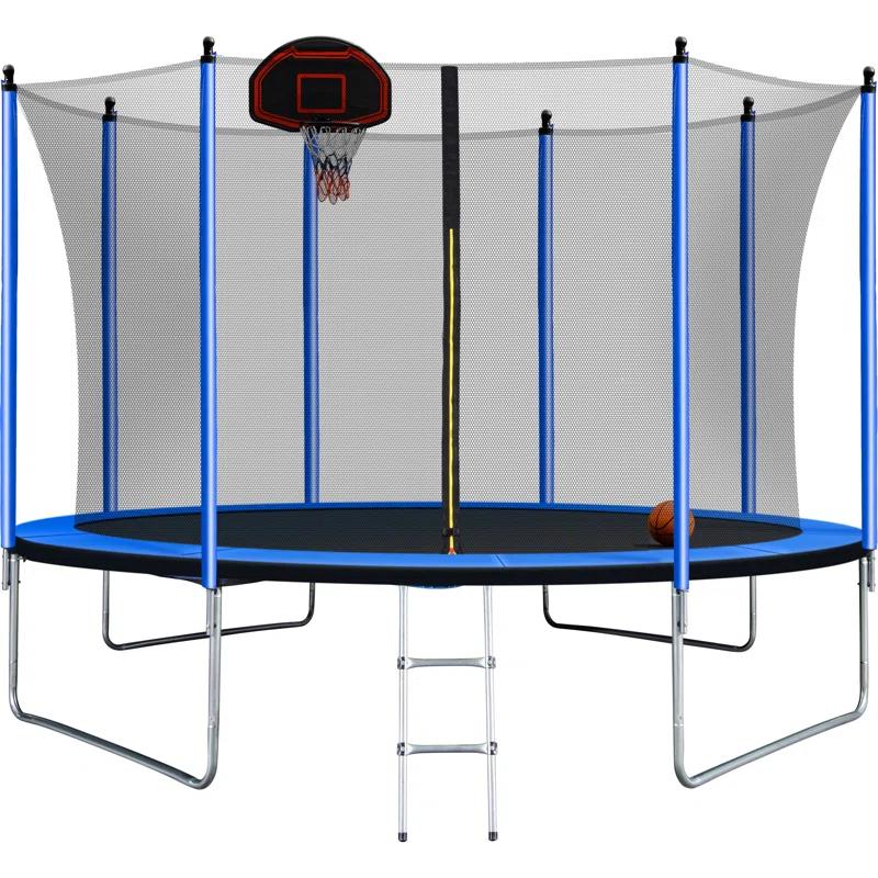 SKYBOUND Skybound 10' Round Backyard Trampoline with Safety Enclosure