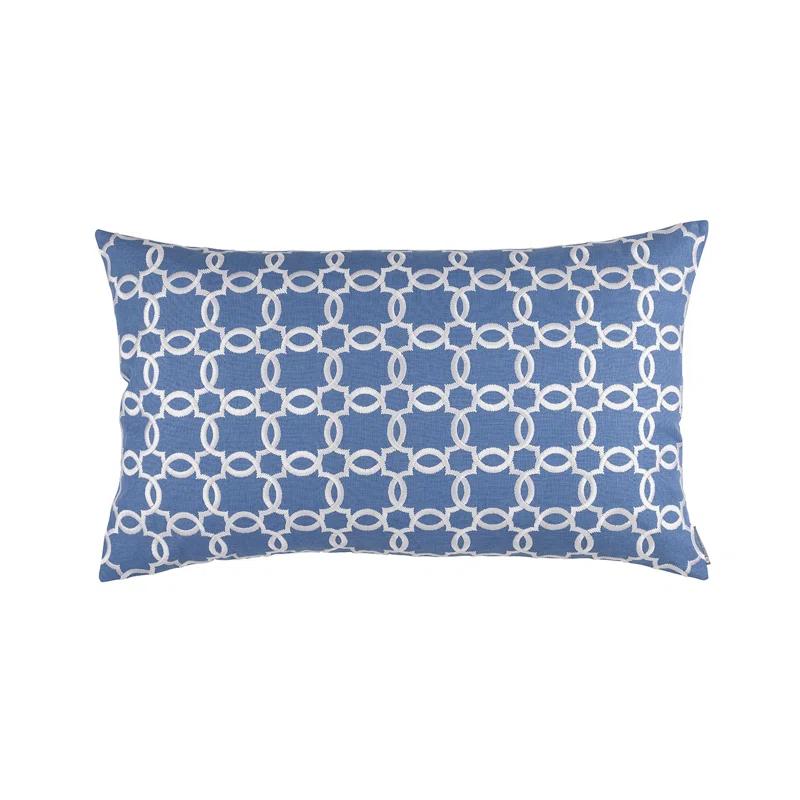 Lili Alessandra Lynx Embroidered Feather Throw Pillow