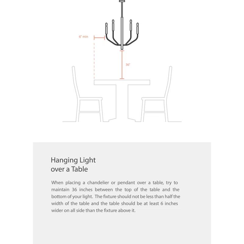 Wade Logan® Abdoulaziz 4 - Light Unique/Statement Pendant