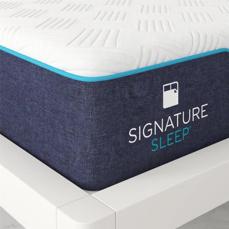 Signature Sleep Bliss Charcoal Cool Gel Memory Foam Mattress