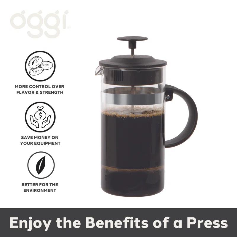 OGGI 6647.3 Triple Mesh Filter French Press