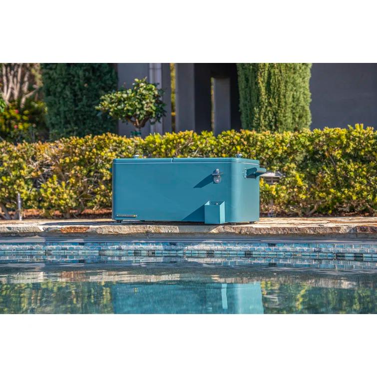Permasteel 80-Qt Outdoor Patio Cooler with Removable Basin