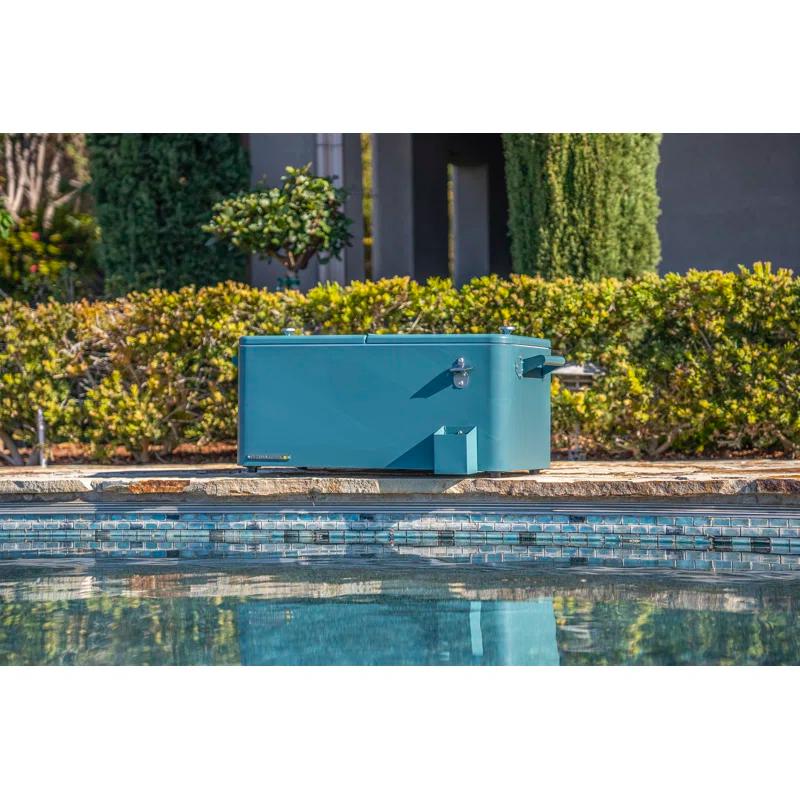 Permasteel 80-Qt Outdoor Patio Cooler with Removable Basin
