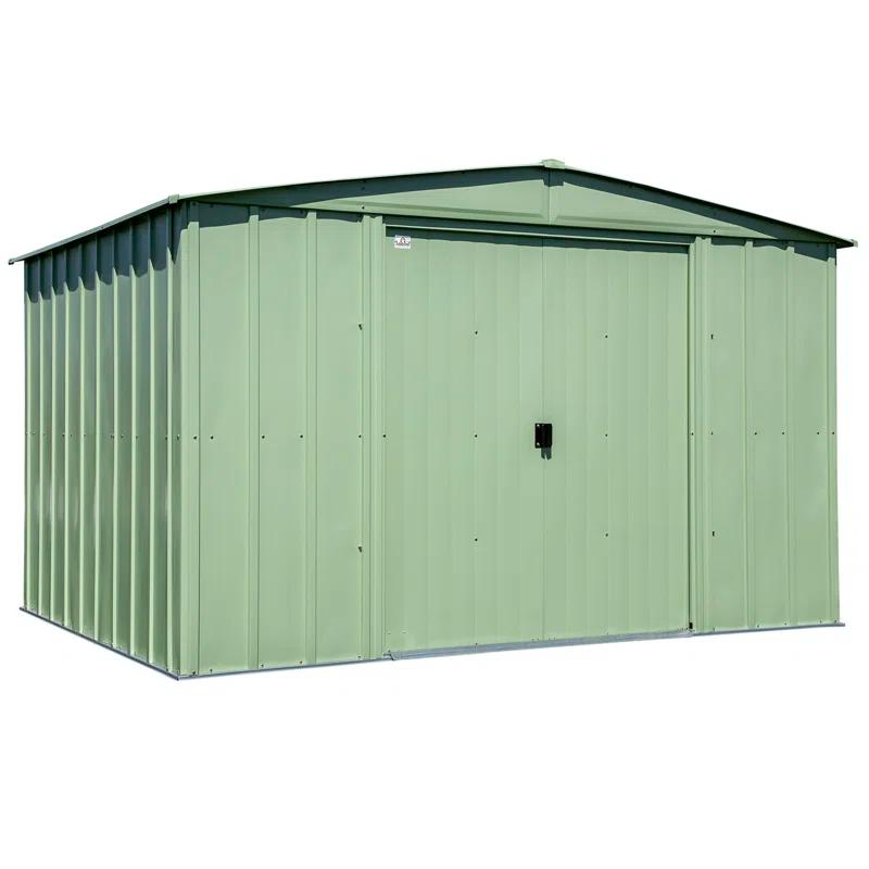 10 ft. W x 8 ft. D Metal Storage Shed