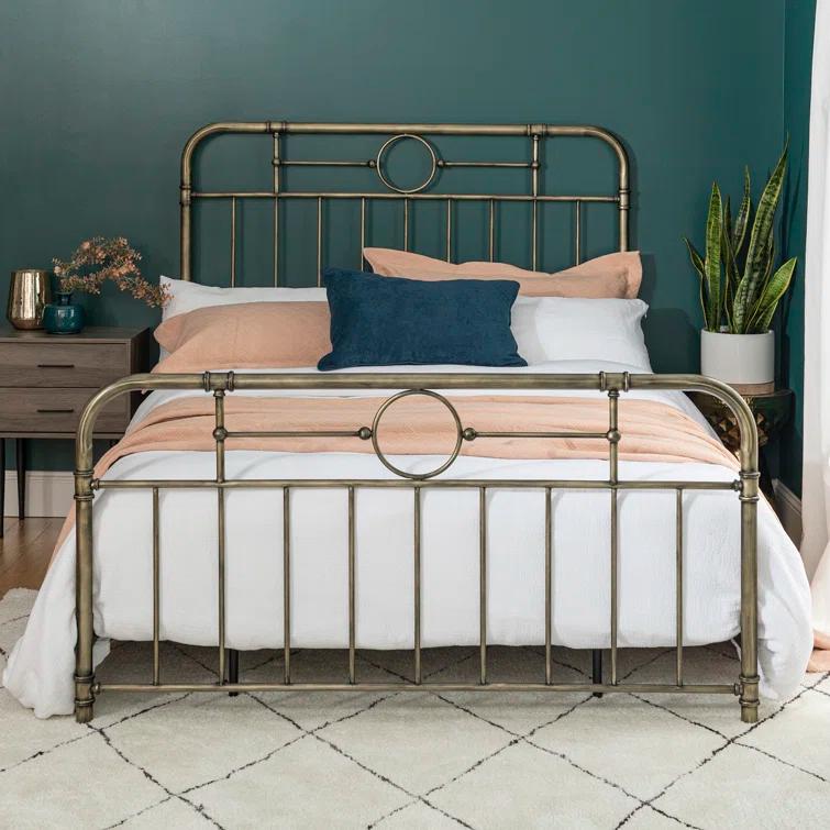 Winston Porter Bronny Metal Open-Frame Bed