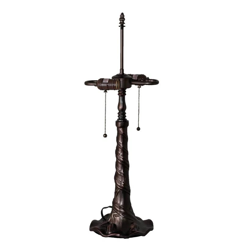 Meyda Tiffany & Stained Glass Metal Table Lamp