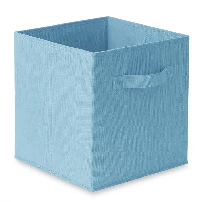 Casafield 10.5" L x 10.5" W x 11" H Collapsible Fabric Cube Storage Bins (Set of 6)