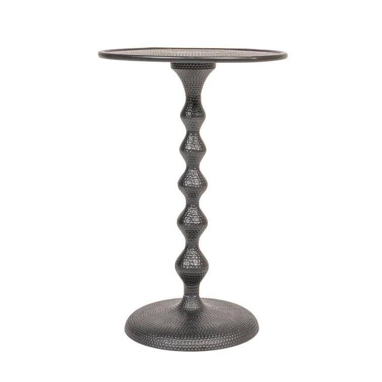 Rowena Interiors Alexander Hammered Metal Side Table