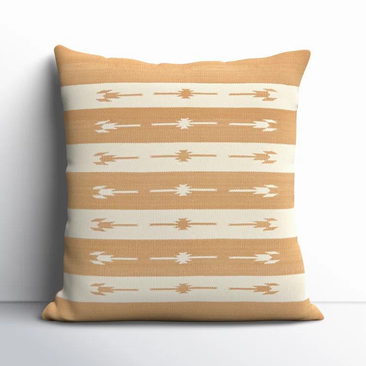 Estela Striped Cotton Throw Pillow