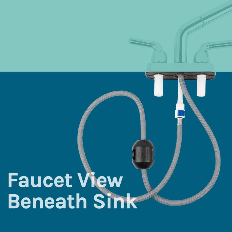 Utility-Sink 012 USFCT10CP Dual-Handle ABS Plastic Pull-Out Faucet