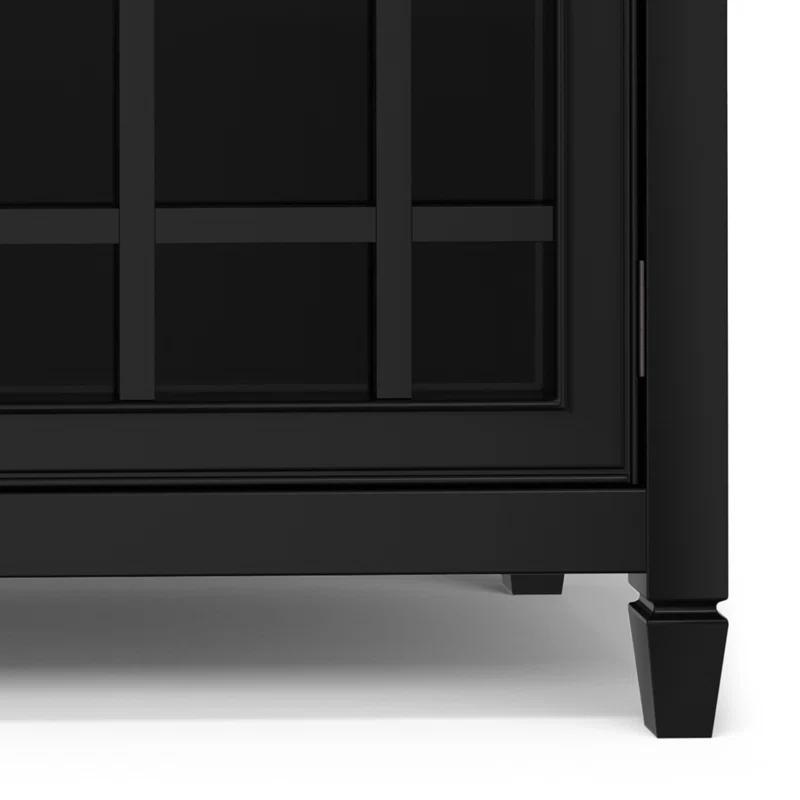 Simpli Home Connaught Wide Storage Cabinet Buffet