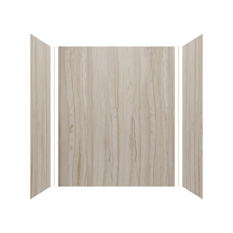 Transolid Expressions 60'' W 36'' D 72'' H Glue Up Solid Surface Wall