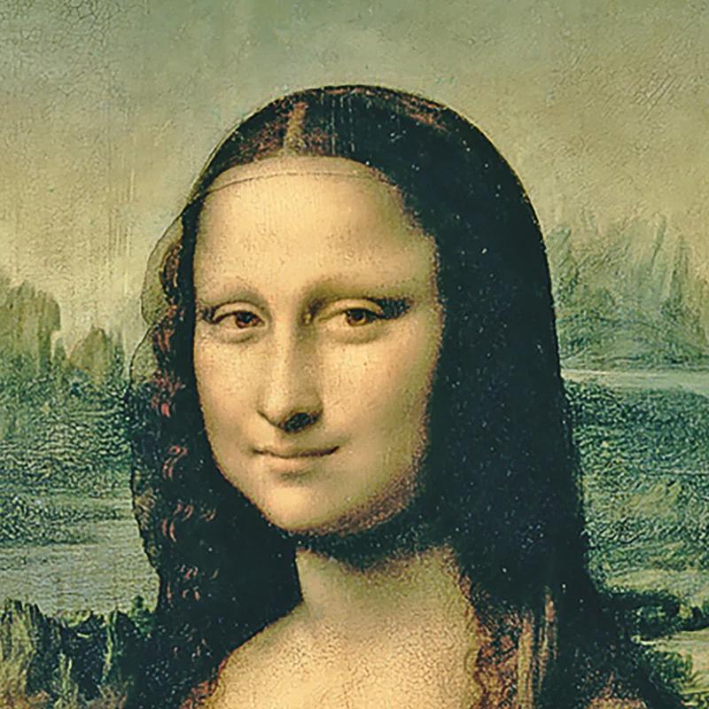 Vault W Artwork " Mona Lisa, 1503-1506 " by Leonardo Da Vinci