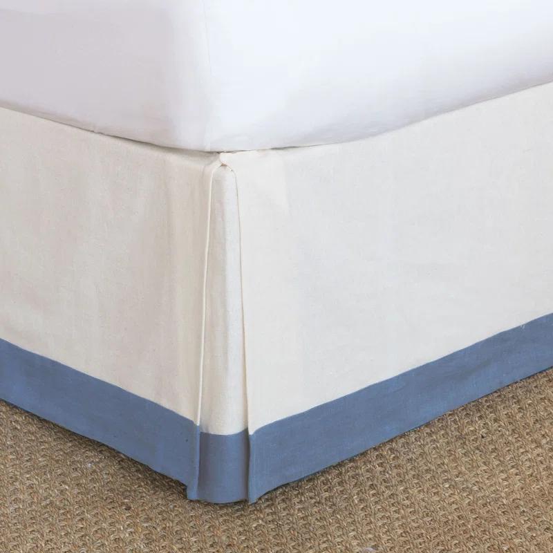 Eastern Accents Maritime Coastal Cotton Blend Striped Duvet Cover Set