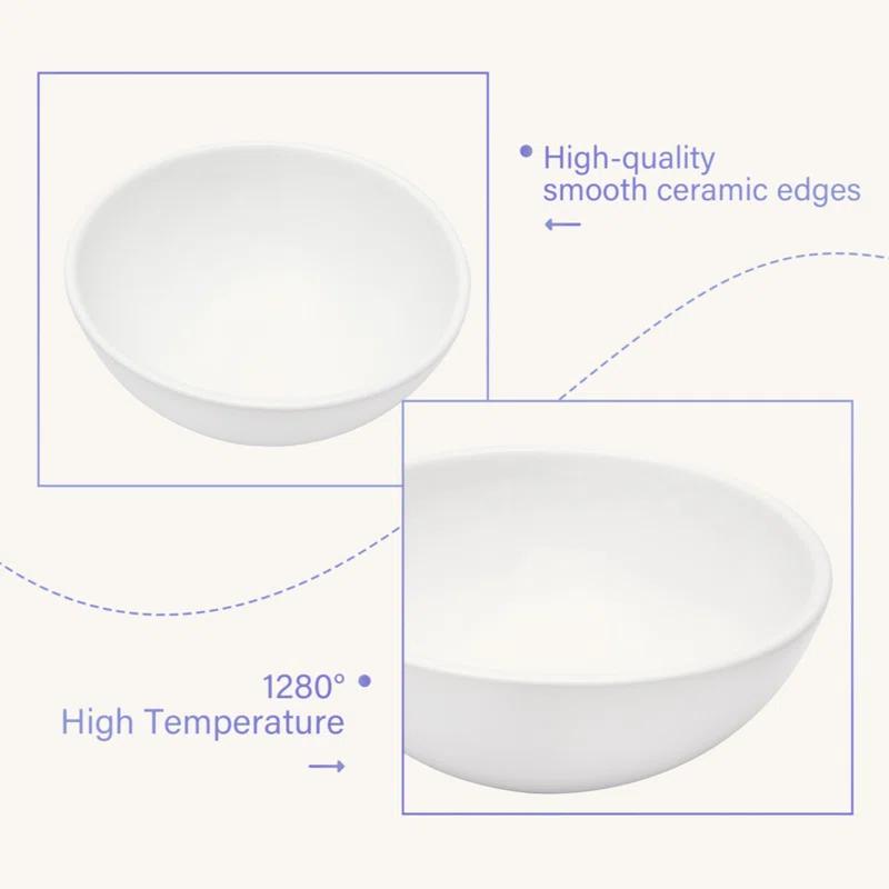 13X13 Inch White Ceramic Circular Vessel Bathroom Sink