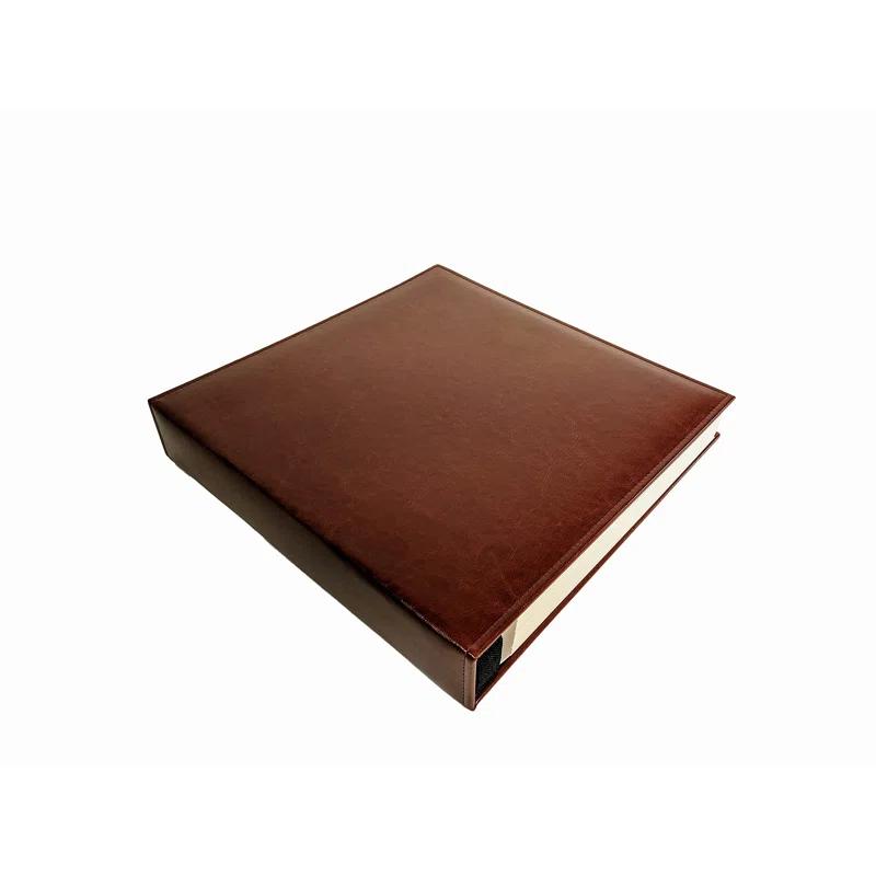 BEACHWATER POOL & SPA, LLC Photo Album Self Adhesive, 100 Pages 50 Sheets, Self Stick Sheet, Scrapbook, Picture Book, 4X6, 5X7, 8X10, 8-1/2X11, Replaceable Pages