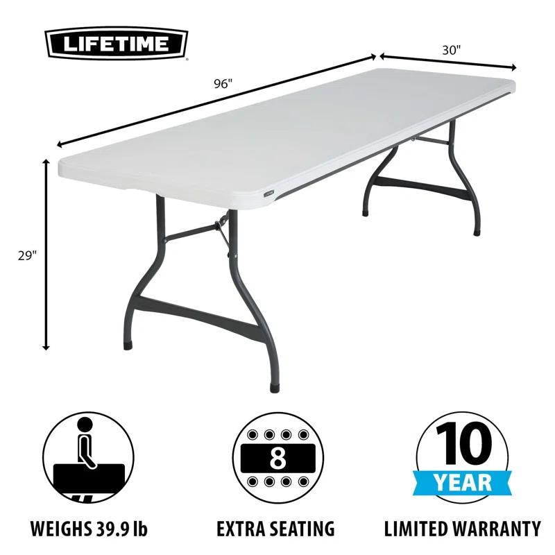 Lifetime 96'' Rectangular Portable Banquet Table