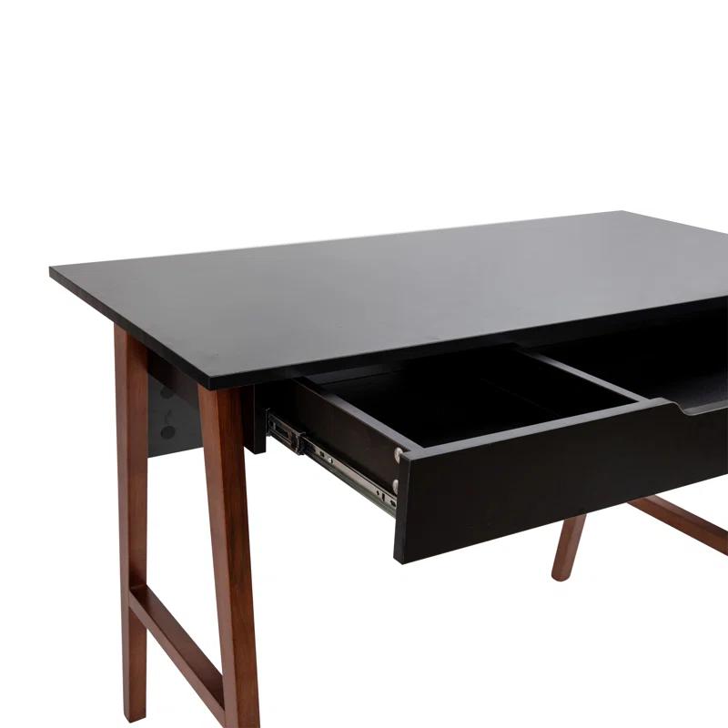Zipcode Design™ Ferebee Home Office Writing Computer Desk with Drawer - Table Desk
