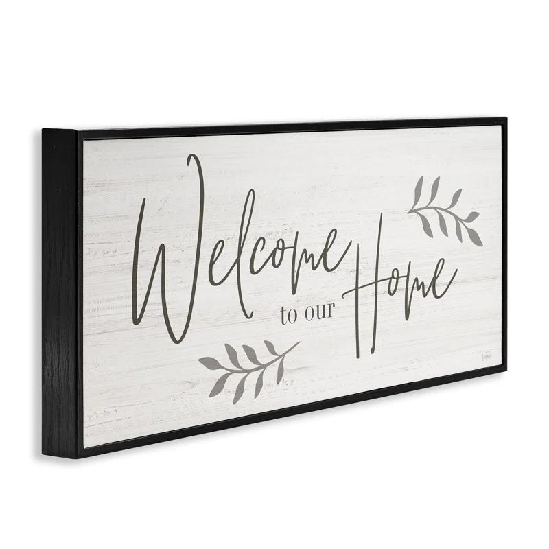 Stupell Industries " Welcome To Our Home Country Sign " by Natalie Carpentieri