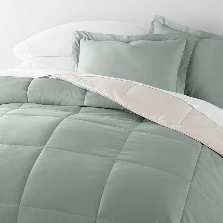 Becky Cameron Reversible Down-Alternative Comforter Bedding Set